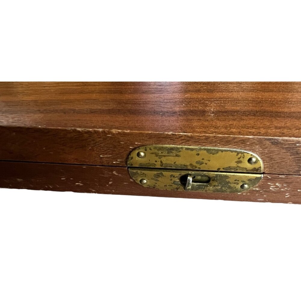 Simmons Steak Knives in Box with Slide Latch vintage - Picture 6 of 9